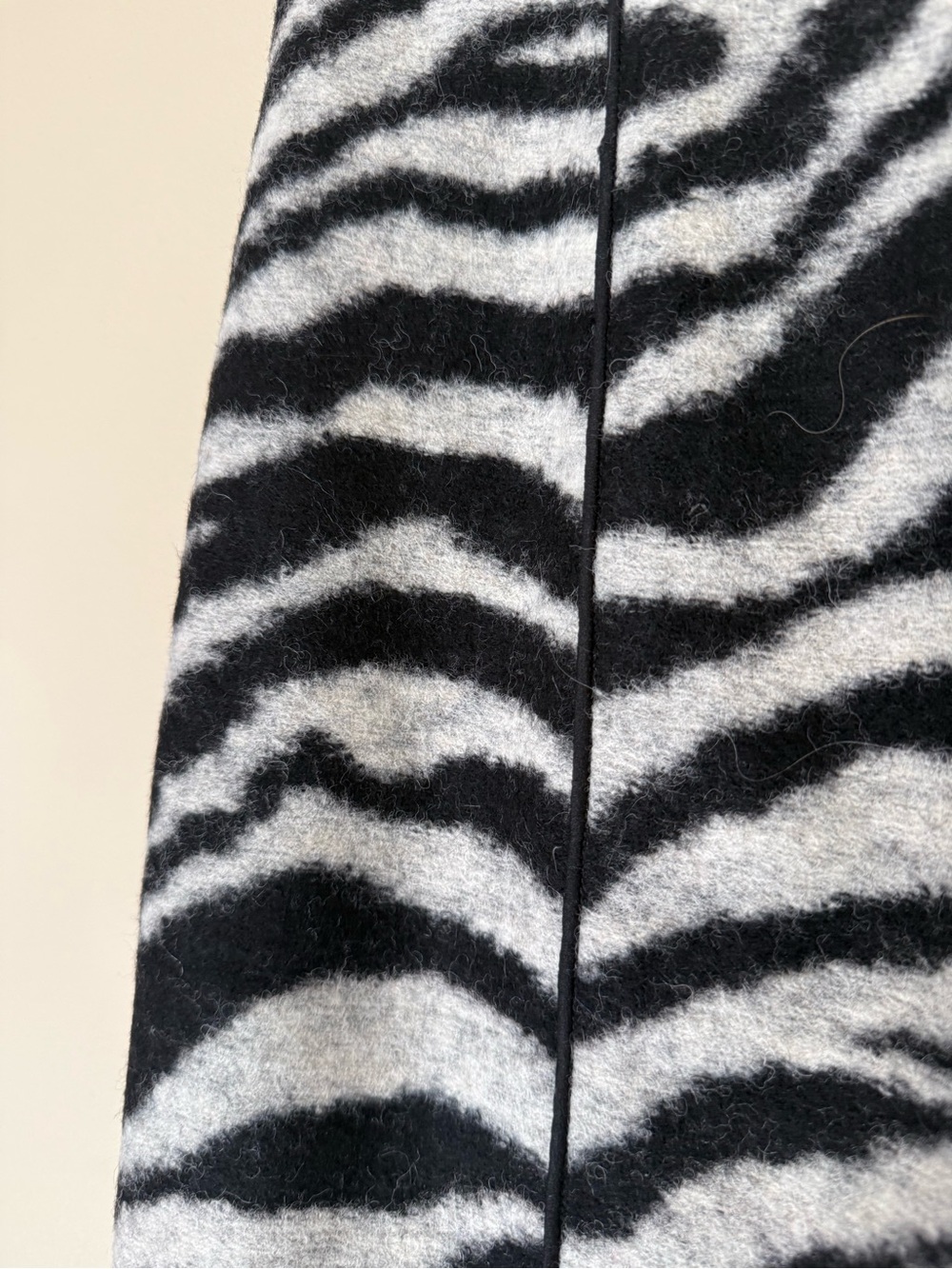 ANN TAYLOR Zebra Print Wool Blend Skirt sz 4 NWT - Picture 3 of 10